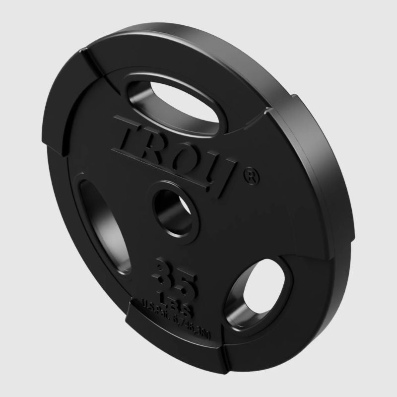 Troy GO-U Urethane Encased Olympic Grip Plate 10 lb Urethane Plates