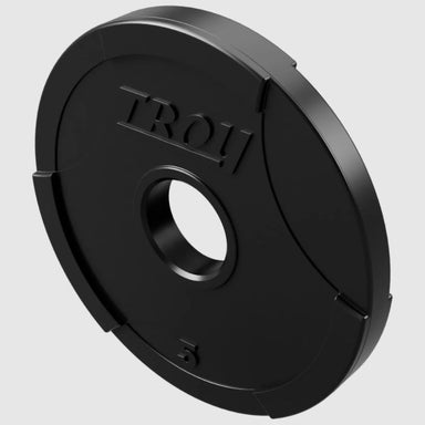 Troy GO-U Urethane Encased Olympic Grip Plate (Pairs) 5 lb olympic grip plates