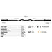 Troy GOB-60B Olympic Style Bar Dimensions