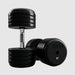 Troy Pro Style Dumbbells - Rubber Encased with Contoured Handle - 65 lb dumbbells