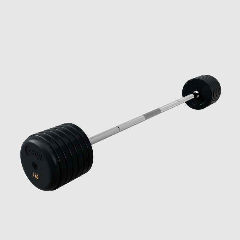 Troy Pro Style Rubber Encased Fixed Barbell 110 lb Fixed Barbell