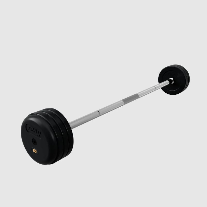 Troy Pro Style Rubber Encased Fixed Barbell 60 lb Fixed Barbell