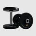 Troy RUFD-R Rubber Encased Straight Handle Pro Style Dumbbell Set 10 lb dumbbells pair