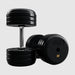 Troy RUFD-R Rubber Encased Straight Handle Pro Style Dumbbell Set 50 lb dumbbells pair