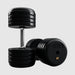 Troy RUFD-R Rubber Encased Straight Handle Pro Style Dumbbell Set 65 lb dumbbells pair