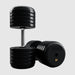 Troy RUFD-R Rubber Encased Straight Handle Pro Style Dumbbell Set 85 lb dumbbells pair