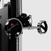Troy SBCB-23 Supra Curl Bar 23 Inch Cable Attachment - Attached in Cable machine