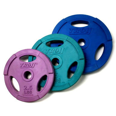 Troy TLW-40GC Color Lightweight Barbell Set Plates