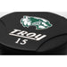 Troy TSD-UTL Urethane T-Clog Logo Dumbbell Set 15lb Details