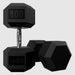 USA by Troy HD-R Rubber Hex Dumbbells 100lbs Pair