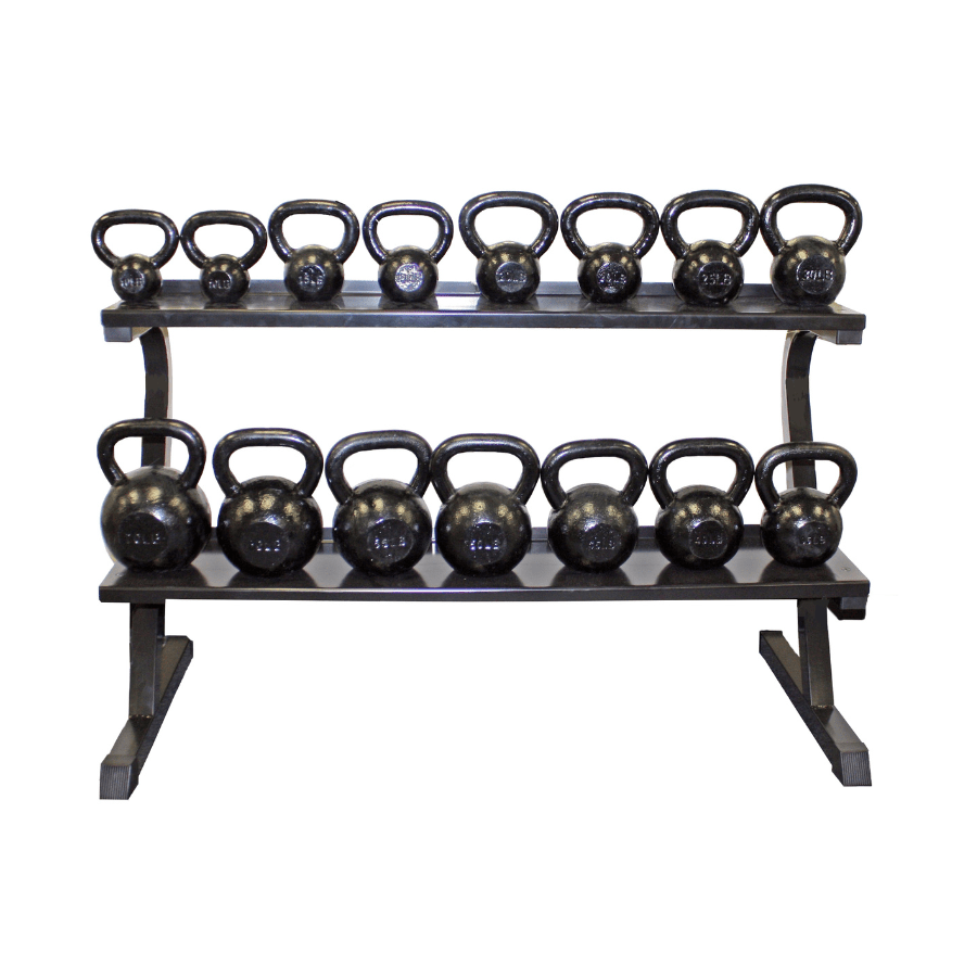 2 tier kettlebell online rack