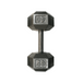 USA Hex Gray Cast Iron Dumbbell | IHD 40lb