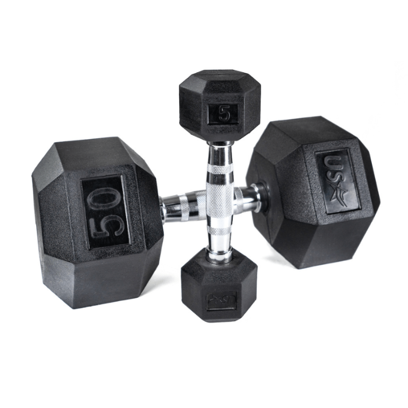 Usa sports rubber online encased dumbbell