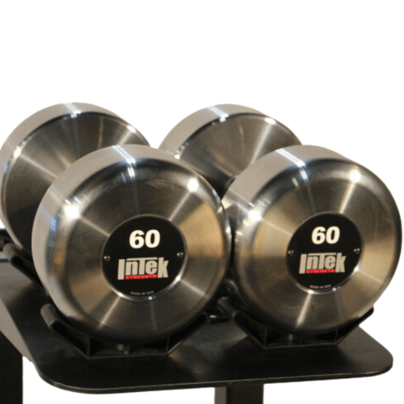Intek Strength RAW Series Kraft Steel RAW Dumbbell Set 5-50 | KSDBSET005-050 60lb Pair