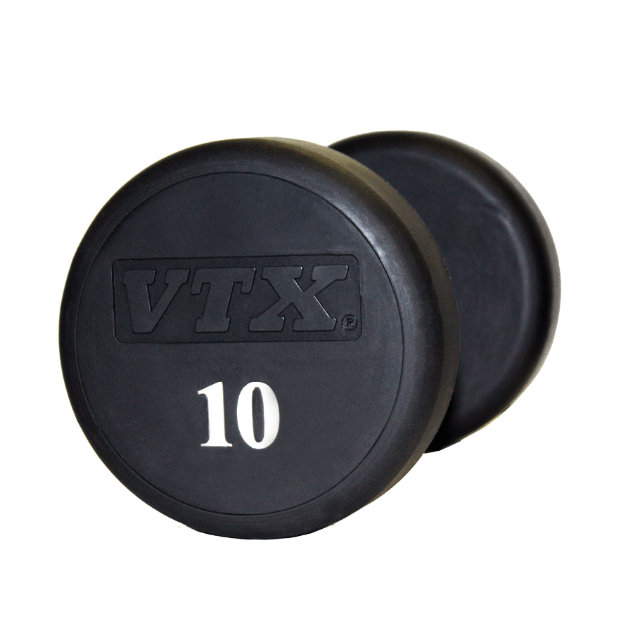 VTX by Troy 5-125 lb Urethane Dumbbell Set XD-005-125U