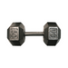 USA Hex Gray Cast Iron Dumbbell | IHD 50lb