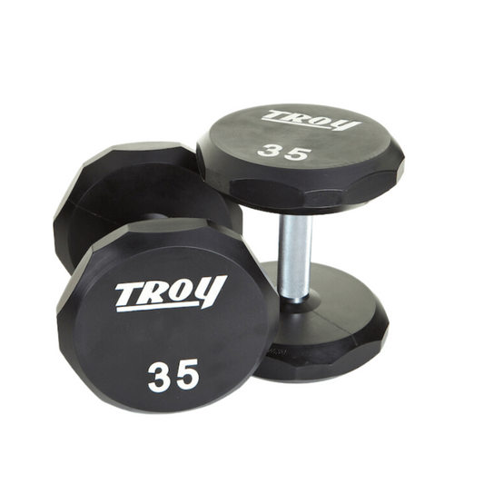 TROY 12-Sided Urethane Encased Dumbbell TSD-U