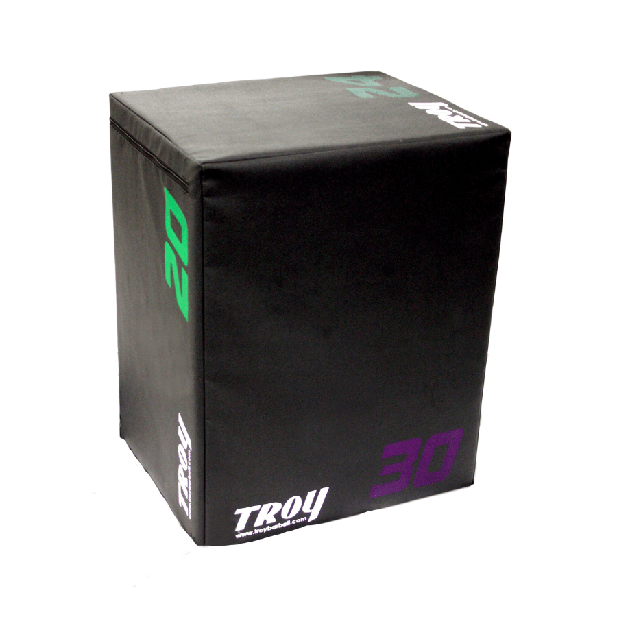 Troy Soft Foam, 3-Sided Adjustable Plyo Cube - TPC