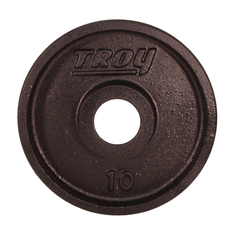 TROY Wide Flange Premium Grade Machined Olympic Plate Black | PO 10lb