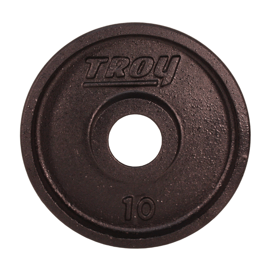 TROY Wide Flange Premium Grade Machined Olympic Plate Black Set - PO