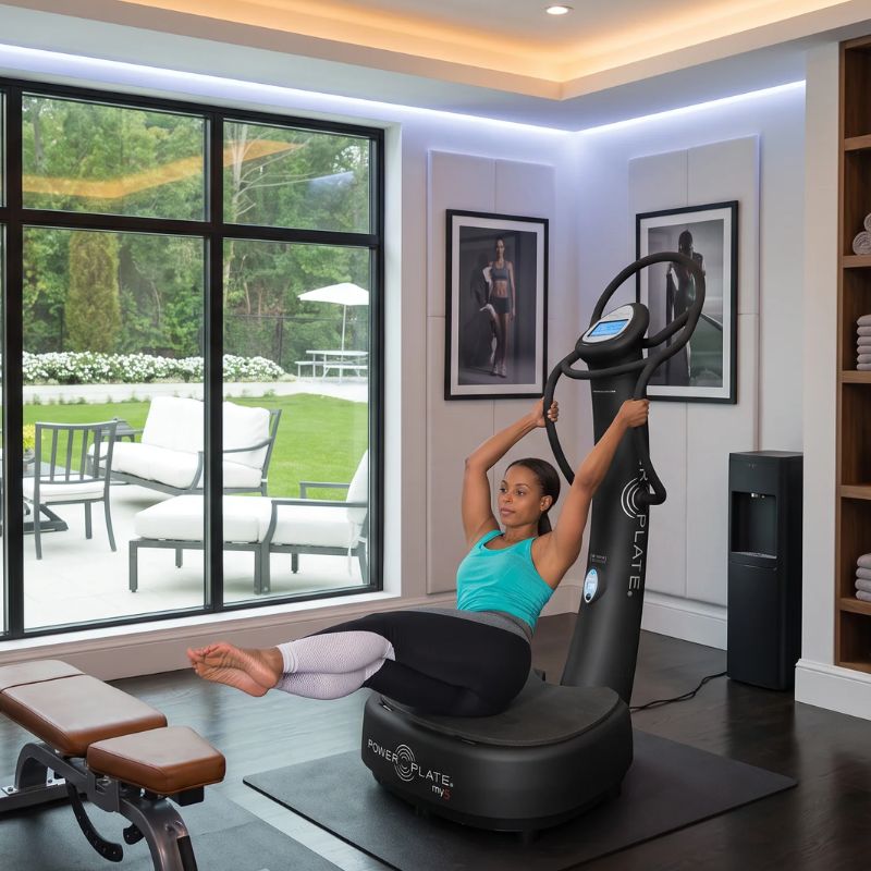 Upgraded Power Plate my5 - 71-M5U-3900 used inside Home Gym