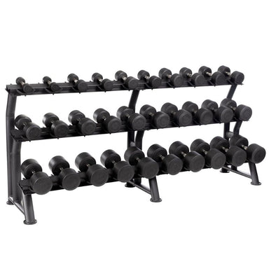 Urethane DURA-PRO Dumbbells _ 5-75 lbs Horizontal Pack
