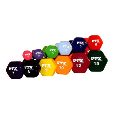 VD VTX Vinyl Hex Dumbbell