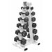 VERTPAC-IHD30 USA  by Troy 6-Pair Iron Hex Dumbbells with A-Frame Rack