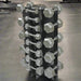 VERTPAC-IHD50G USA Sports by Troy   Iron Hex Dumbbell Set with Vertical Rack