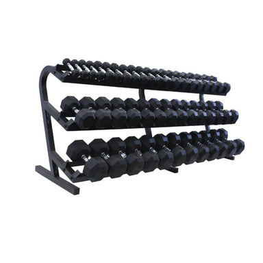 VERTPAC-SDR100 VTX Rubber Encased Dumbbells 20-Pair Rack Pack Main