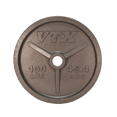 VTX 3 Slot Olympic Grip Plate | GO-V - 100 lb