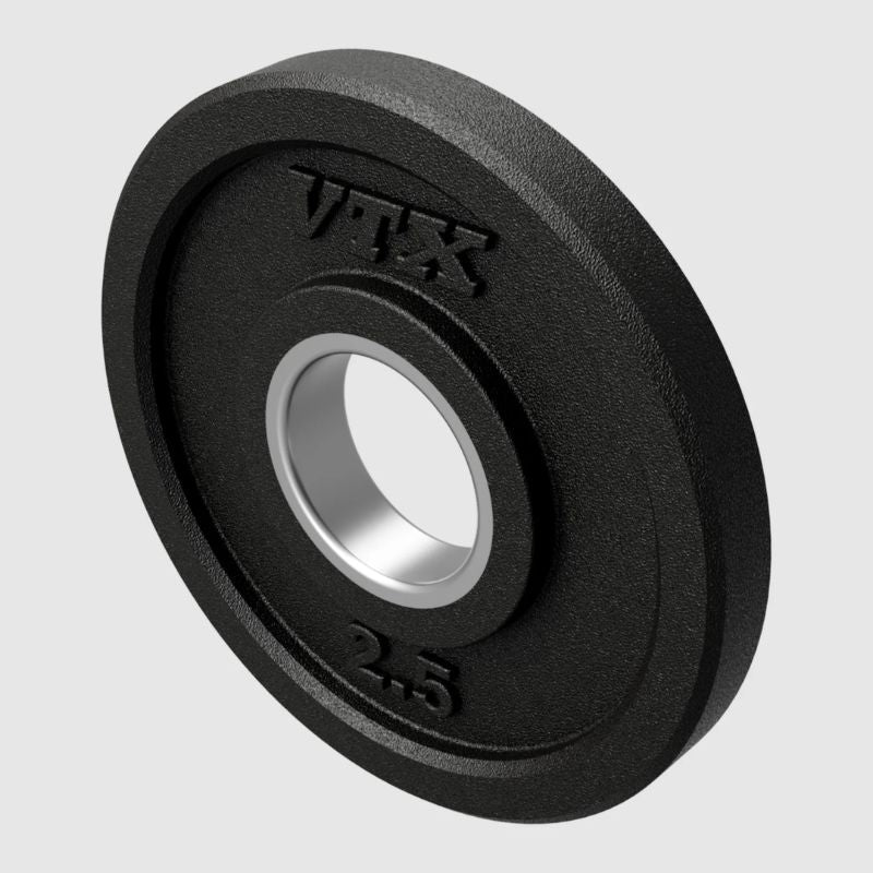 VTX GO-VR Rubber Olympic Grip Plate 2.5 lb on a white background