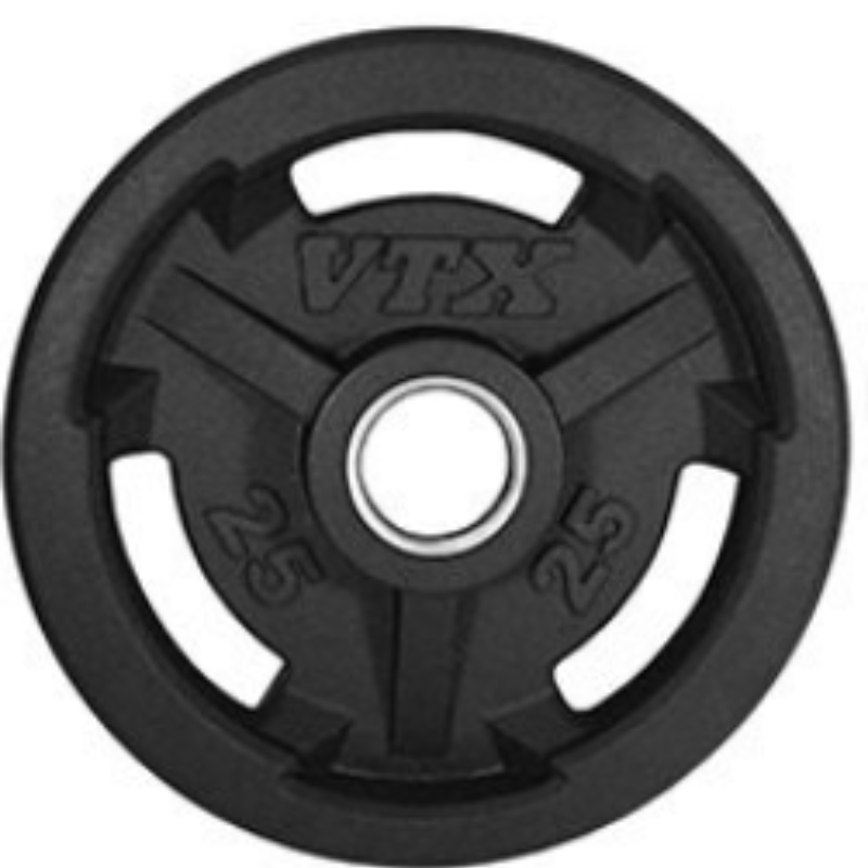 VTX Rubber Olympic Grip Plate | GO-VR  25lb