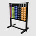 VTX Aerobic Pac – 43 Pairs Vinyl Dumbbell Set With Rack - MDR-VPAC on a white background