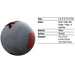 VTX GMB-G2 Premium Rubber Medicine Ball Features and Dimensions