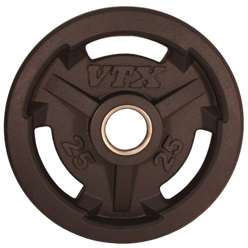 VTX  GO-VR Rubber Olympic Grip Plate 25lbs