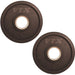 VTX  GO-VR Rubber Olympic Grip Plate 5lbs Pair