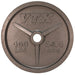 VTX GO-V 3 Slot Olympic Grip Plate 100lb Single 