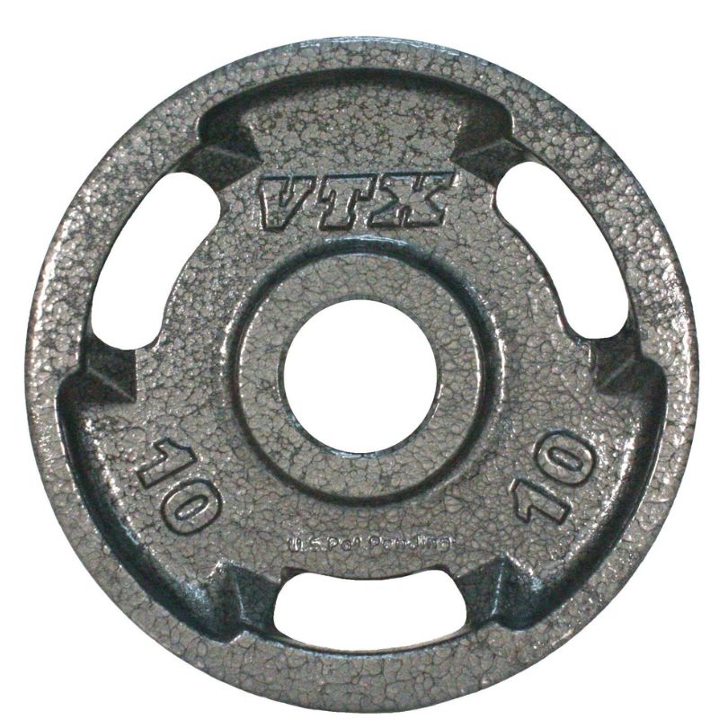 VTX GO-V 3 Slot Olympic Grip Plate 10lb Single