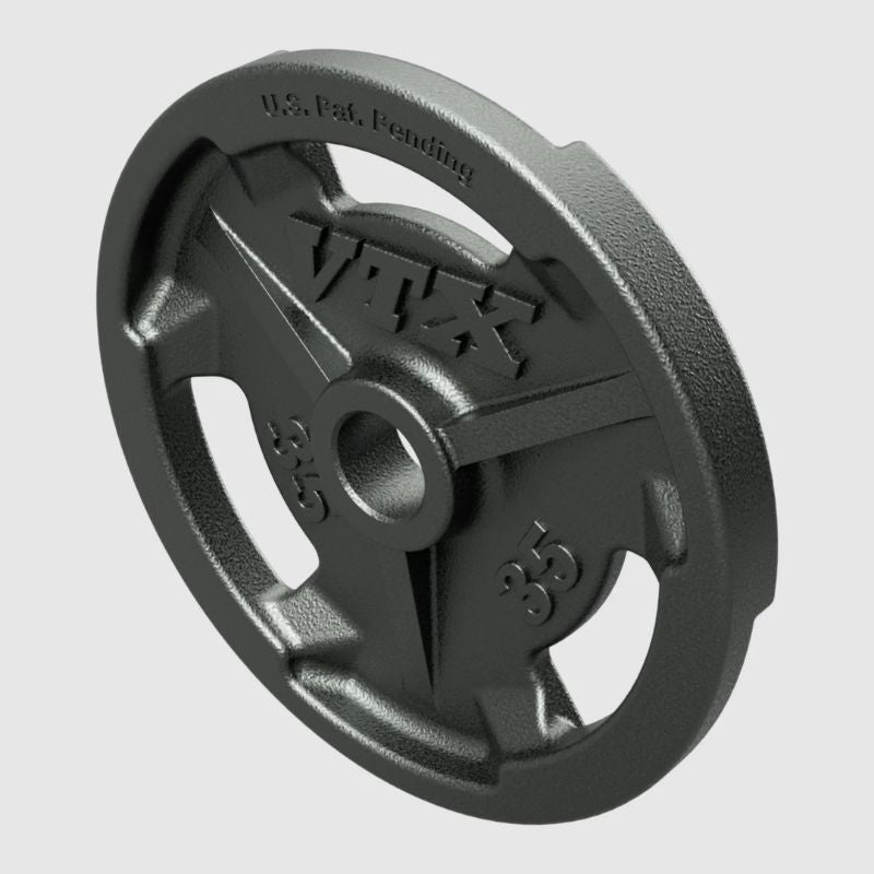 VTX GO-V 3 Slot Olympic Grip Plate 35 lb