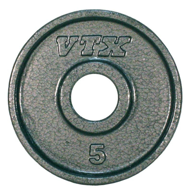 VTX GO-V 3 Slot Olympic Grip Plate 5lb Single