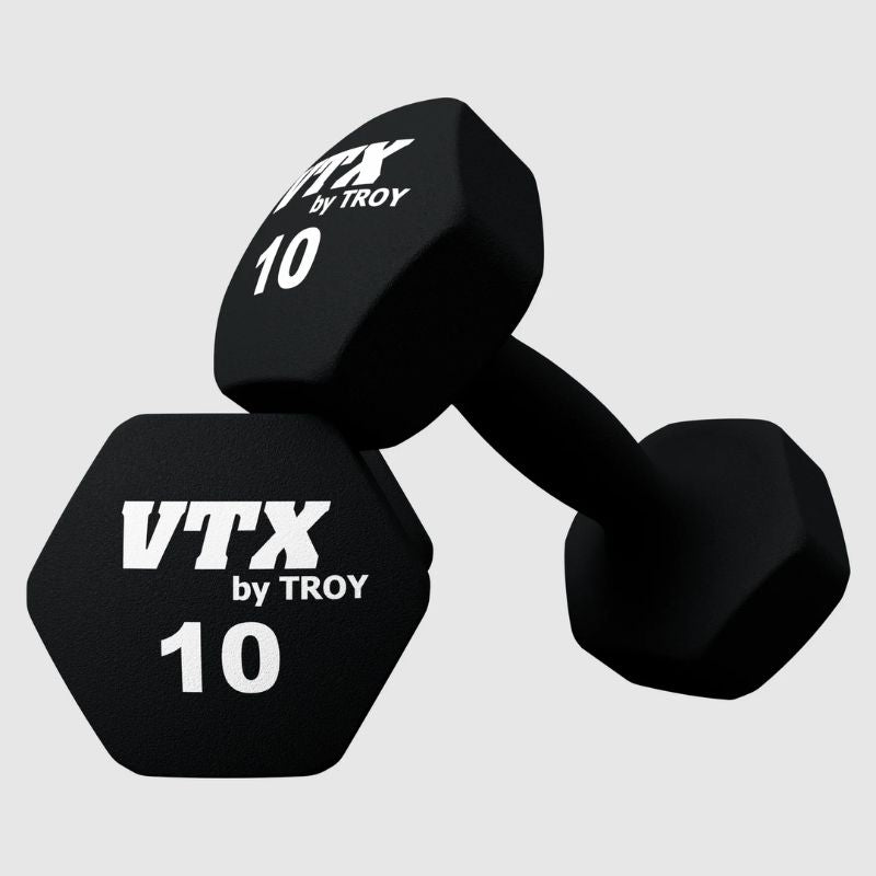 VTX GTD Neoprene Textured Hex Dumbbell 10lbs Pair