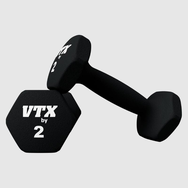 VTX GTD Neoprene Textured Hex Dumbbell 2lbs Pair 