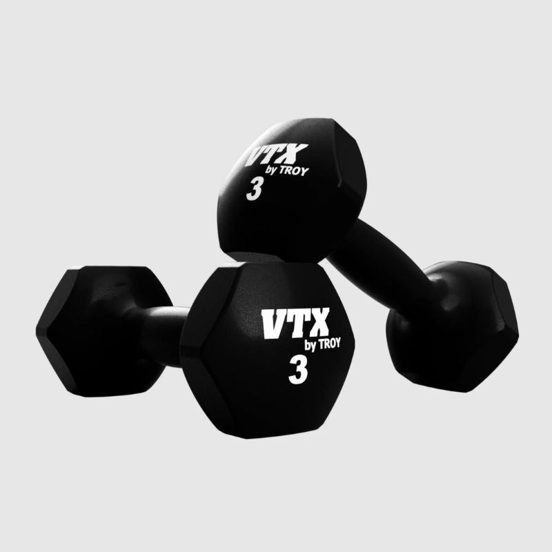 VTX GTD Neoprene Textured Hex Dumbbell 3lbs Pair