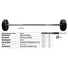 VTX ROUND URETHANE FIXED STRAIGHT BARBELL - XSB-U Specifications