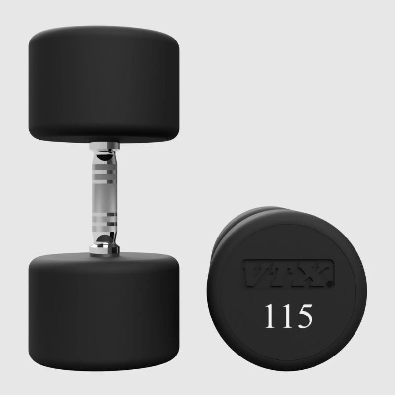VTX Round Urethane Dumbbells - XD-U 115 lb Pair