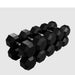 VTX SD-R 8-Sided Rubber Encased Hex Dumbbell 80 lb to 100 lb Dumbbells Set
