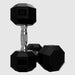 VTX SD-U 8-Sided Urethane Encased Dumbbell Sets 25 lb dumbbells pairs on a white background