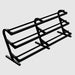 VTX TDR-3 3-Tier Rail Dumbbell Rack w/o Saddles Black Right Side View