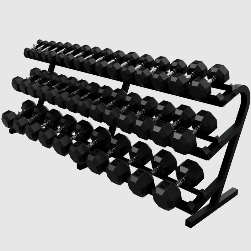 VTX VERTPAC-SDR100 Rubber Encased Dumbbells "20-Pair Rack" Pack Main Display